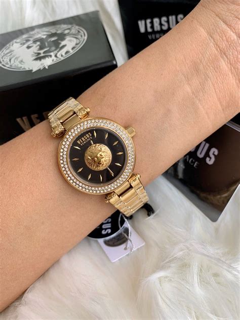 versus versace watch women gold|versace versus watch white.